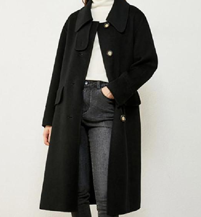 Cashmere Coat Handmade Long Warm Women Wool Coat Jacket 2200 VPPBUY shop