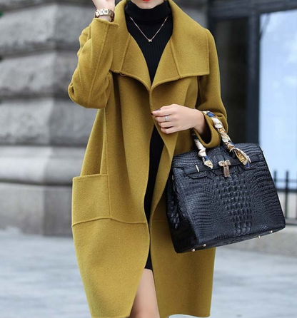 Warm Winter Women Coat, Long Wool Coat Jacket 0969 VPPBUY shop