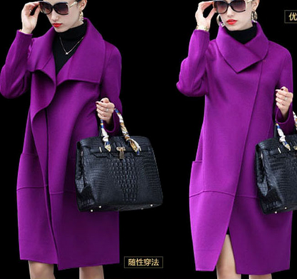 Warm Winter Women Coat, Long Wool Coat Jacket 0969 VPPBUY shop