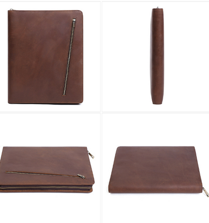 Leather Portfolio iPad Tablet Case,Personalized Notebook Holder File Organizer Notepad Holder, Business Briefcase, Portfolio Folder for Gift VPPBUY shop