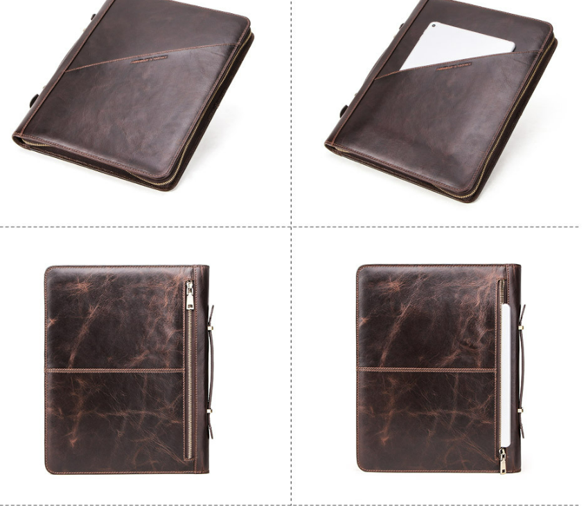 Men's Leather Portfolio iPad 12.9 Padfolio, Tablet Case, Document Folder Organizer Personalized Gift VPPBUY shop