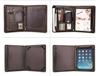 Personalized Leather iPad 12.9 Portfolio Tablet Case Padfolio, Notebook Holder Document Folder Organizer, Business Briefcase, Personalized Portfolio for Gift VPPBUY shop