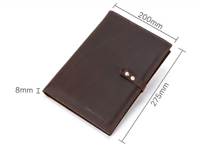 Leather cover ,Business Briefcase,Men's Leather Portfolio,Personalized Anniversary Gift for Him/ CF2002A VPPBUY shop