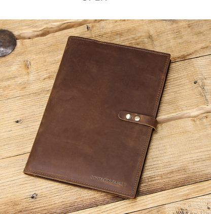 Organizer Folders, Leather cover ,Business Briefcase,Men's Leather Portfolio,Personalized Anniversary Gift for Him/ CF2002 VPPBUY shop