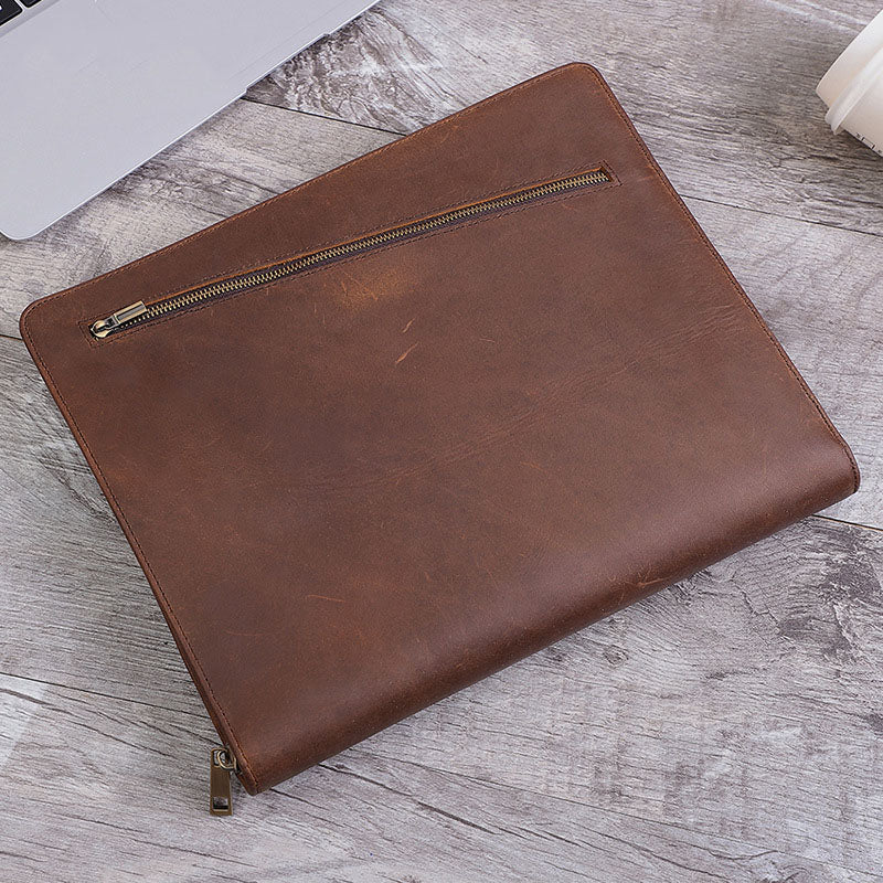 Leather Portfolio iPad Tablet Case,Personalized Notebook Holder File Organizer Notepad Holder, Business Briefcase, Portfolio Folder for Gift VPPBUY shop