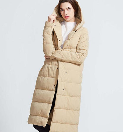 Hooded Women Winter Thick 90% Duck Down Jackets Warm Down Coat Any Size VPPBUY shop