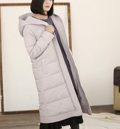 Winter Duck Down Jacket, Down Jacket Women Hooded Down Coat Plus Size VPPBUY shop