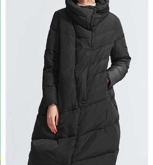 A-line Women Winter Thick 90% Duck Down Jackets Warm Down Coat Any Size VPPBUY shop