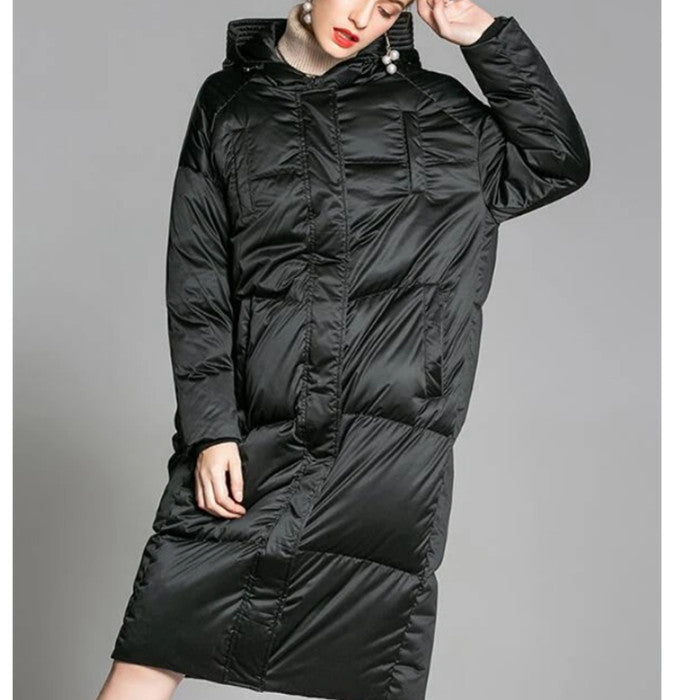 Loose Long Women Down Coat Winter Loose 90% Duck Down Jackets VPPBUY shop