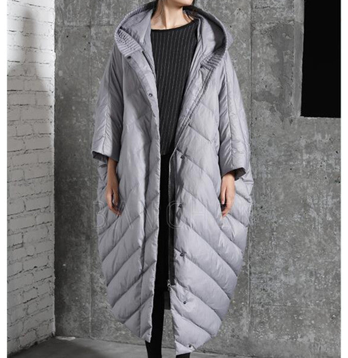 Women Winter Loose Puffer Coat Long Warm Women Long Down Coat 2001 VPPBUY shop