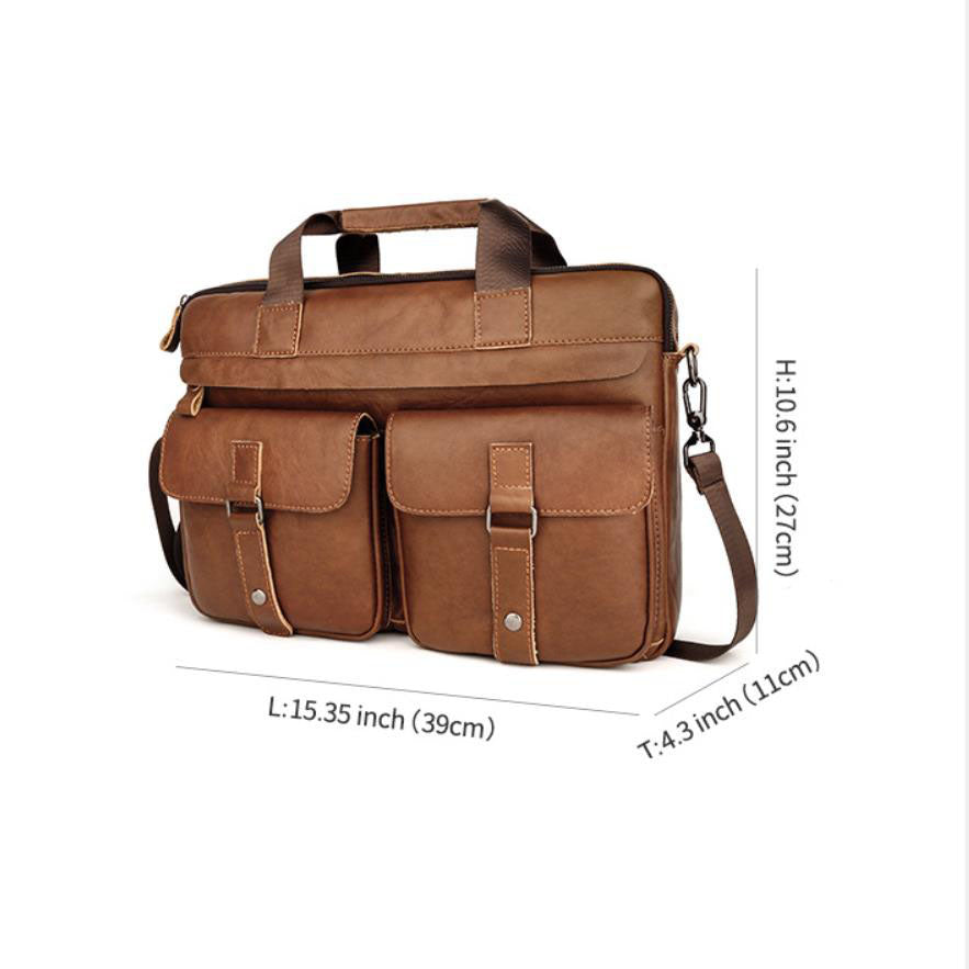 Leather handbag, Laptp Bag, Messenger Shoulder Bag,Men's briefcase men's bag,laptop Bag 0011 VPPBUY shop