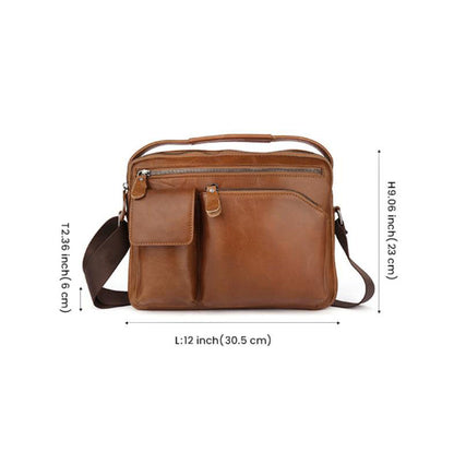 Men's briefcase Laptop Bag, shoulder bag Satchel Bag, Messenger Bag, Leather Men's bag 3322 VPPBUY shop