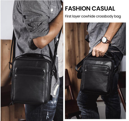 Leather Shoulder bag, men's bag leather Business Briefcase Laptop Bag,Gift for him/her 2632 VPPBUY shop