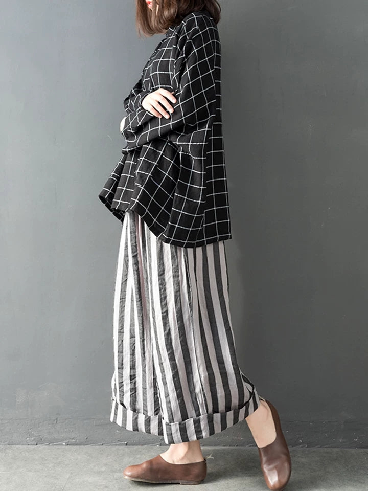 Women Linen Wide Leg Pants VPPBUY shop