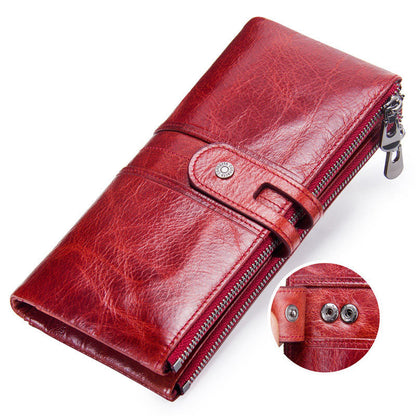 Women's Wallet Leather Purse Leather Cowhide Wallet Coin Purse Holder For Gift VPPBUY shop