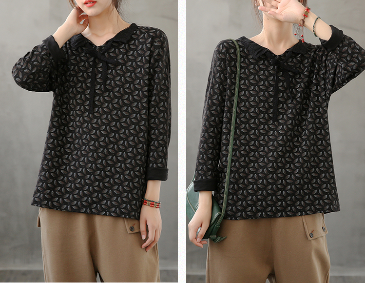 Autumn Women Casual Blouse Cotton Shirts Tops DZA200852 VPPBUY shop