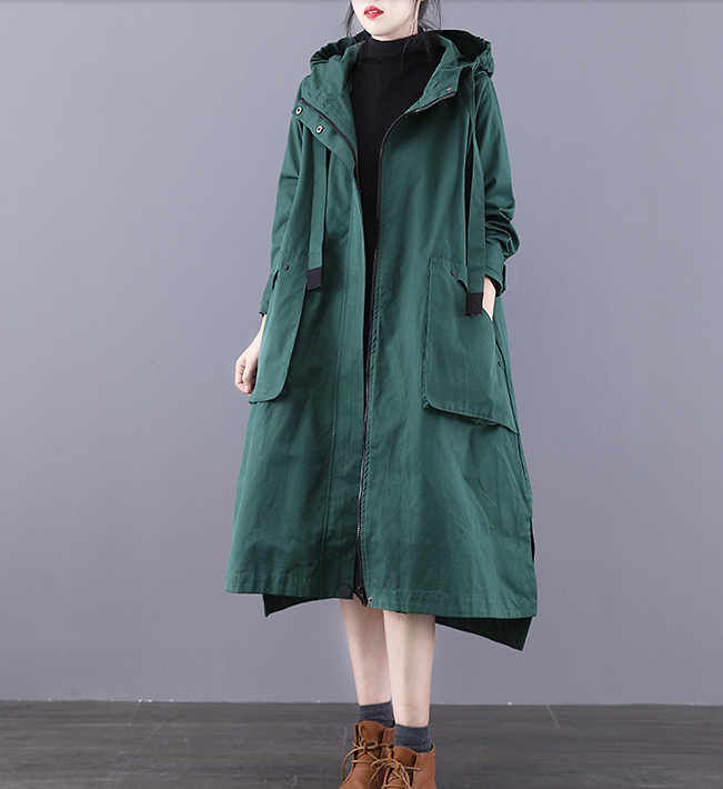 Parka A-line Long Women Casual Hooded Plus Size Coat Jacket JT200931 VPPBUY shop