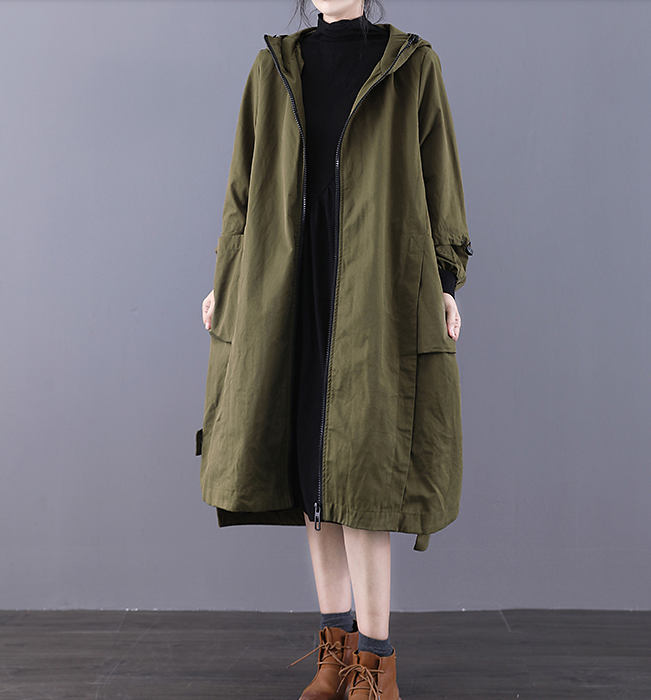 A-line Long Women Casual Hooded Parka Plus Size Coat Jacket JT200943 VPPBUY shop