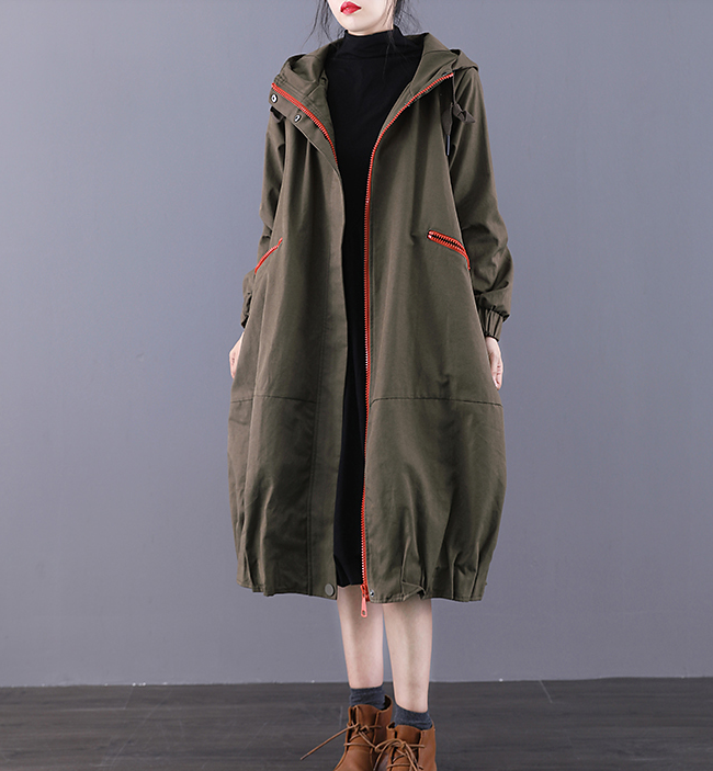 A-line Long Women Casual Hooded Parka Plus Size Coat Jacket JT200934 VPPBUY shop