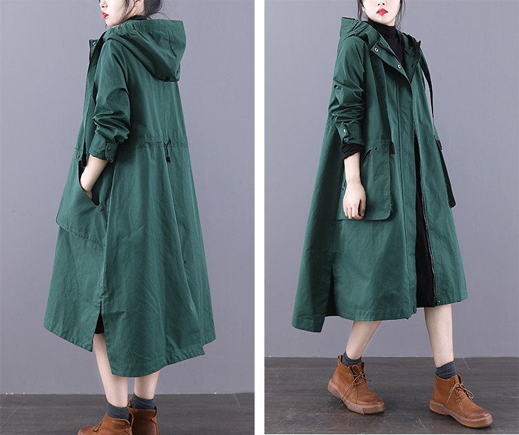 Parka A-line Long Women Casual Hooded Plus Size Coat Jacket JT200931 VPPBUY shop