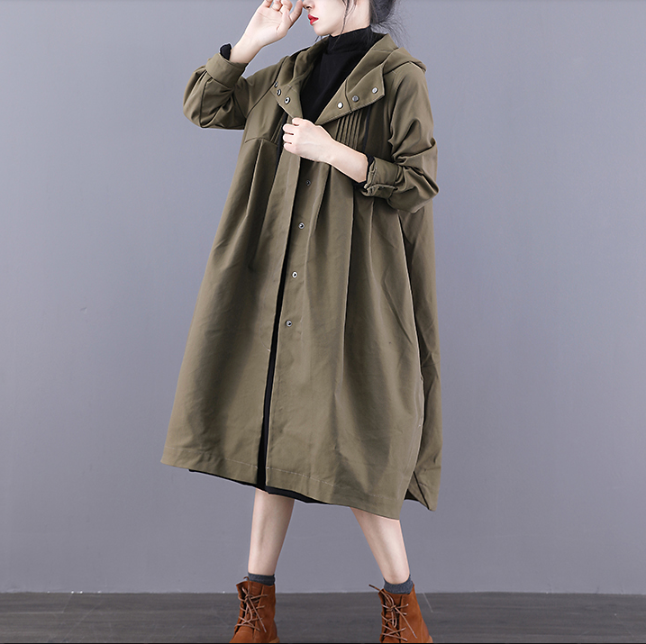 A-line Long Women Casual Hooded Parka Plus Size Coat Jacket JT200932 VPPBUY shop