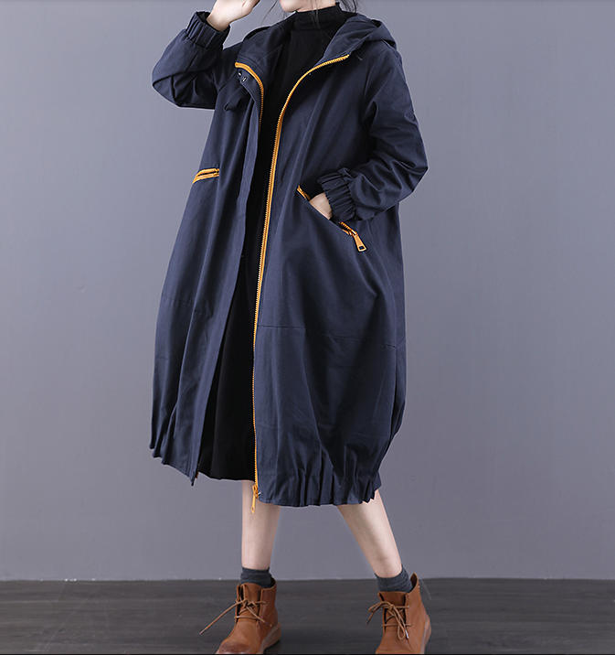 A-line Long Women Casual Hooded Parka Plus Size Coat Jacket JT200934 VPPBUY shop