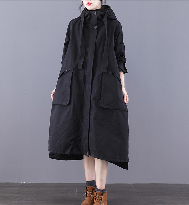 Parka A-line Long Women Casual Hooded Plus Size Coat Jacket JT200931 VPPBUY shop