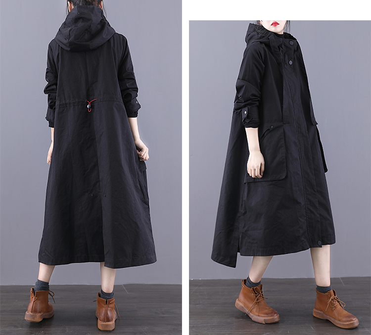 Parka A-line Long Women Casual Hooded Plus Size Coat Jacket JT200931 VPPBUY shop