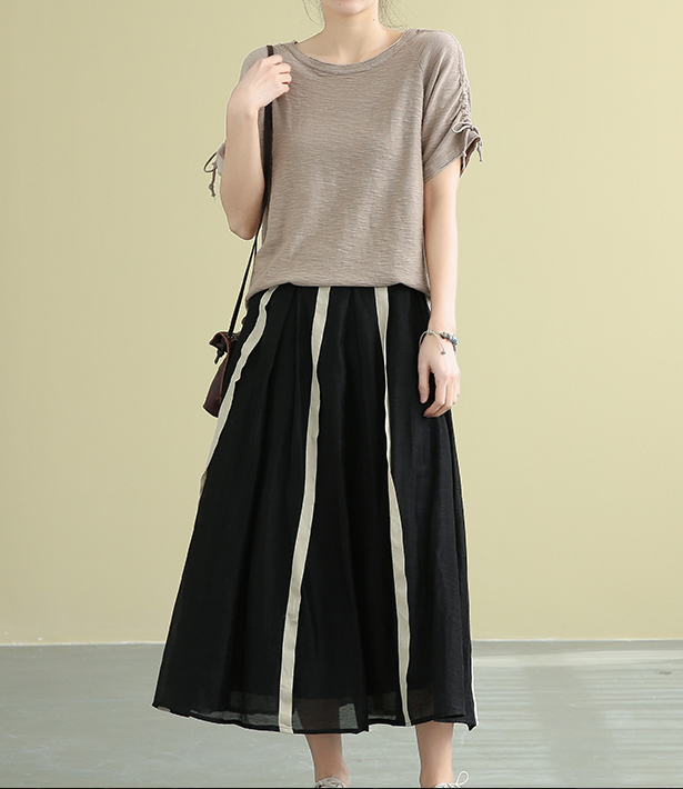 Casual linen Fiber loose fitting Women's Skirts DZA2007184 VPPBUY shop