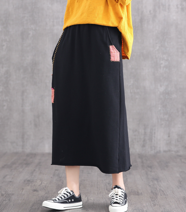 Casual Cotton  loose fitting Women's Skirts DZA2007126 VPPBUY shop