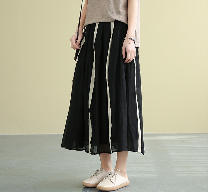 Casual linen Fiber loose fitting Women's Skirts DZA2007184 VPPBUY shop