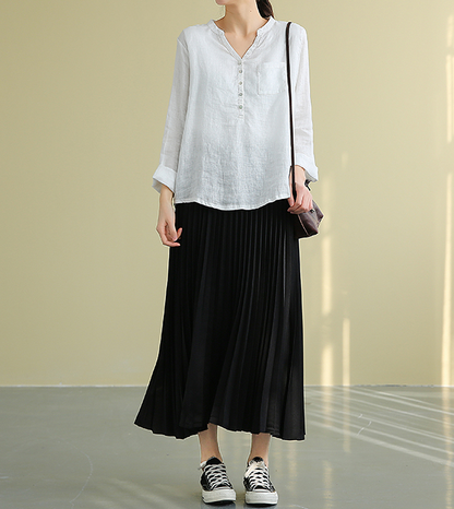 Casual Cotton loose fitting Women's Skirts DZA2007181 VPPBUY shop