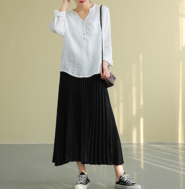 Casual Cotton loose fitting Women's Skirts DZA2007181 VPPBUY shop