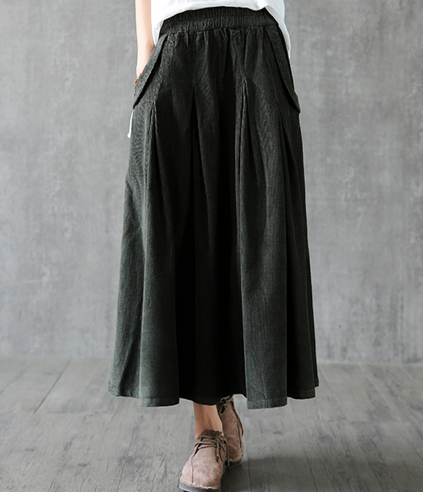 Casual Cotton linen loose fitting Women's Skirts  DZA2005262 VPPBUY shop