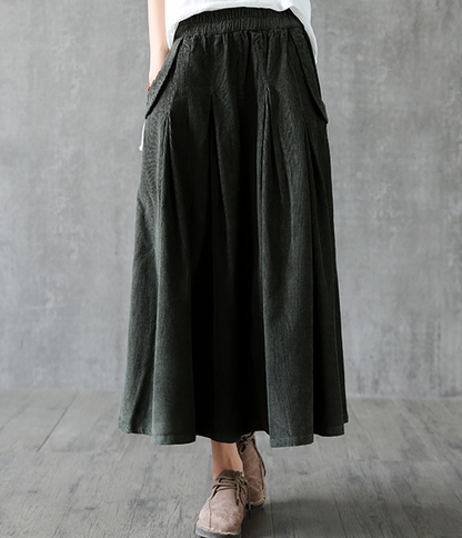 Casual Cotton linen loose fitting Women's Skirts  DZA2005262 VPPBUY shop