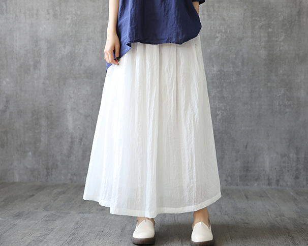 Casual linen loose fitting Women's Skirts  DZA2005261 VPPBUY shop