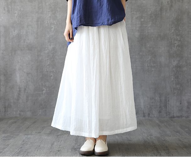 Casual linen loose fitting Women's Skirts  DZA2005261 VPPBUY shop