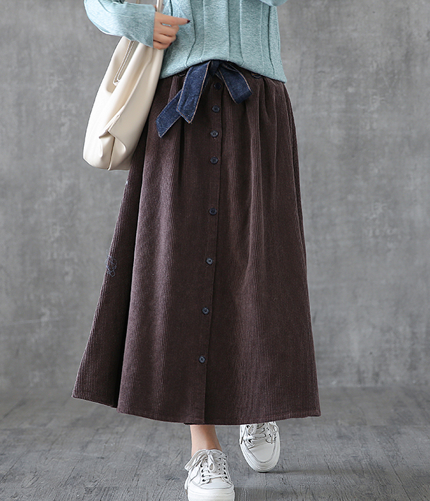 Casual Cotton loose fitting Women's Skirts DZA2006131 VPPBUY shop