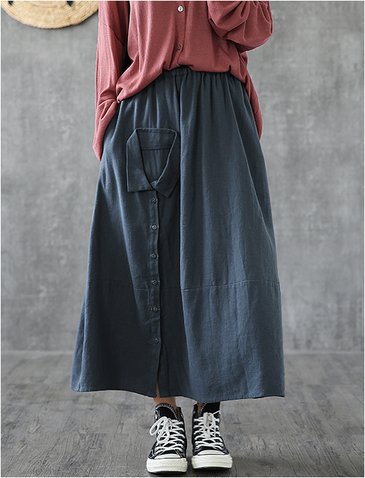 Casual Cotton loose fitting Women's Skirts  DZA2006113 VPPBUY shop