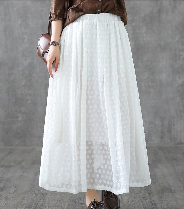 Double layer Casual Cotton Linen  loose fitting Women's Skirts  DZA200631 VPPBUY shop