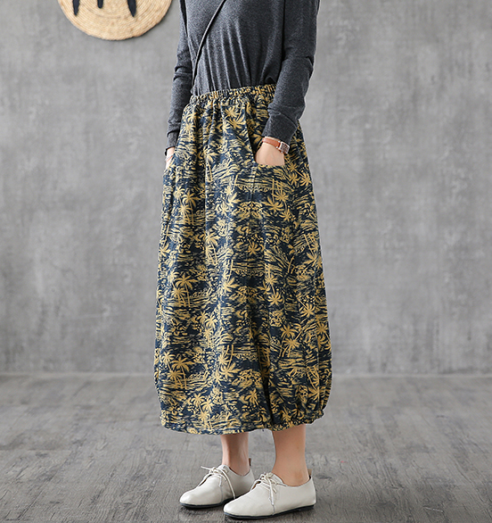 Casual Cotton Denim loose fitting Women's Skirts  DZA2006111 VPPBUY shop