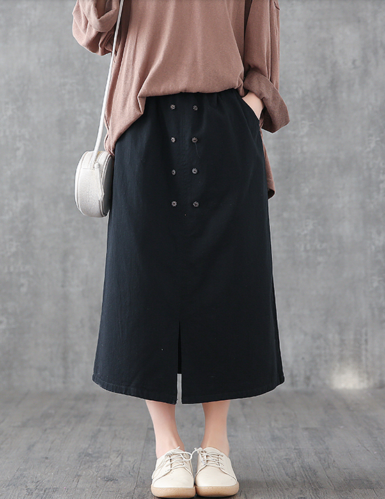 Casual Cotton loose fitting Women's Skirts DZA2006134 VPPBUY shop