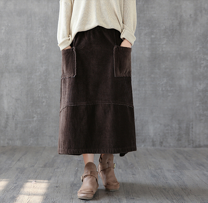 Casual Cotton  loose fitting Women's Skirts  DZA200614 VPPBUY shop