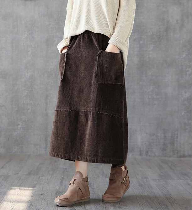 Casual Cotton  loose fitting Women's Skirts  DZA200614 VPPBUY shop