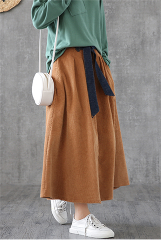 Casual Cotton loose fitting Women's Skirts DZA2006131 VPPBUY shop