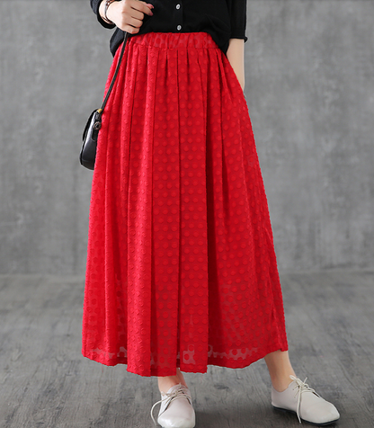 Double layer Casual Cotton Linen  loose fitting Women's Skirts  DZA200631 VPPBUY shop