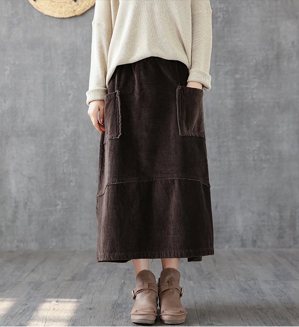 Casual Cotton  loose fitting Women's Skirts  DZA200614 VPPBUY shop