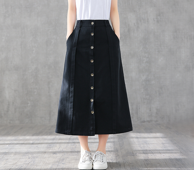 Casual Cotton loose fitting Women's Skirts DZA2006133 VPPBUY shop