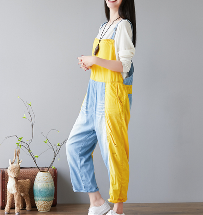 Denim Summer Denim Overall Loose Women Jumpsuits CNHK08023 VPPBUY shop