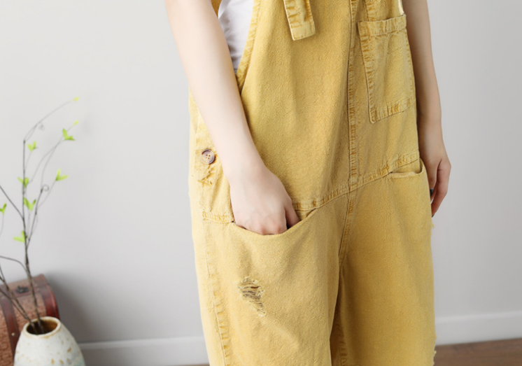 Denim Loose Casual Summer Denim Overall Loose Women Jumpsuits CNHK07152 VPPBUY shop